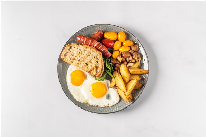 Очень сытный завтрак